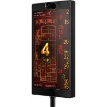 This roulette LCD display has a slim casing, automatic video reader and dynamic payout multiplier.